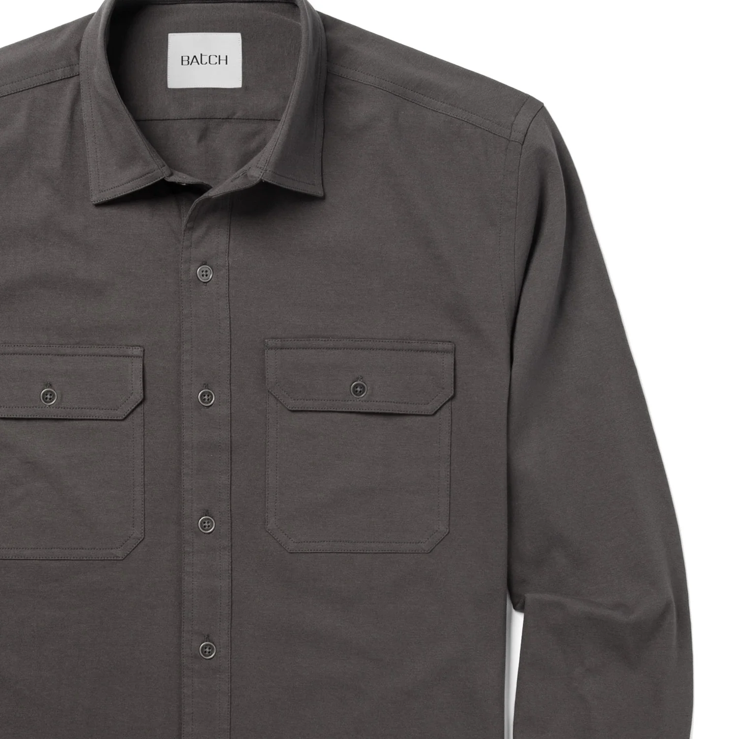 Constructor Utility T-Shirt Shirt – Slate Gray Cotton Jersey - Image 3