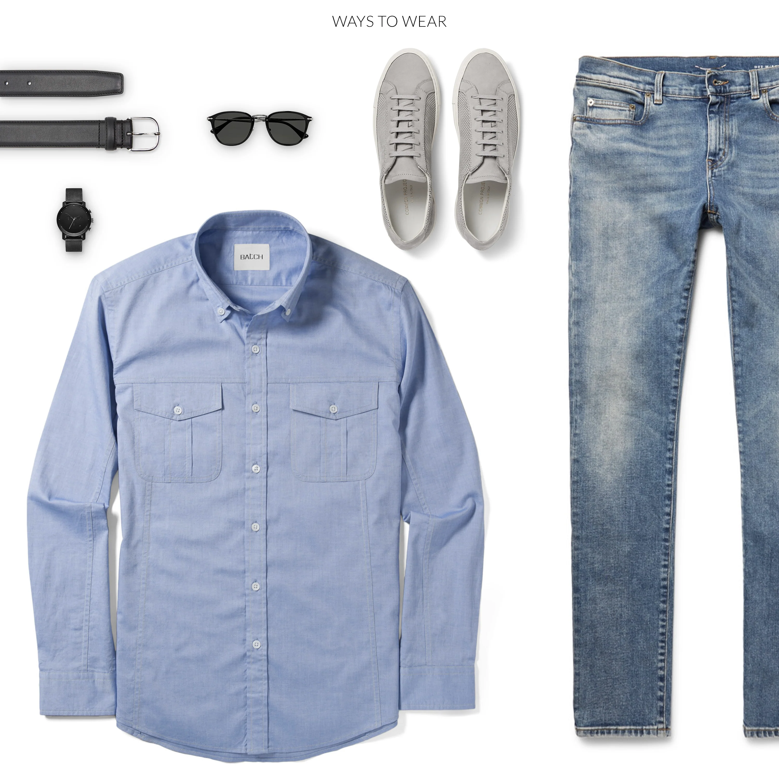 Editor Shirt – Classic Blue Oxford - Image 5