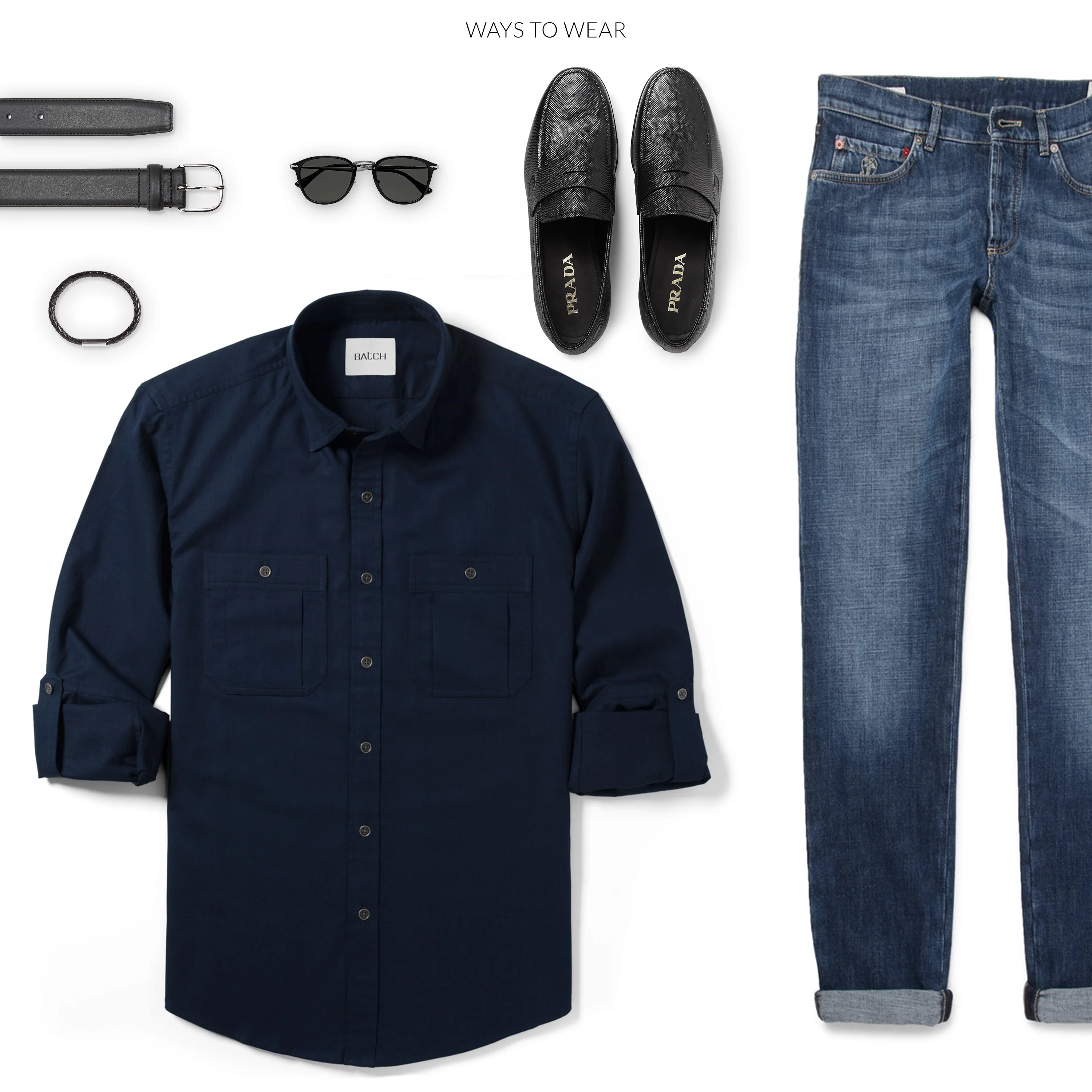 Fixer Utility Shirt – Dark Navy Twill - Image 6